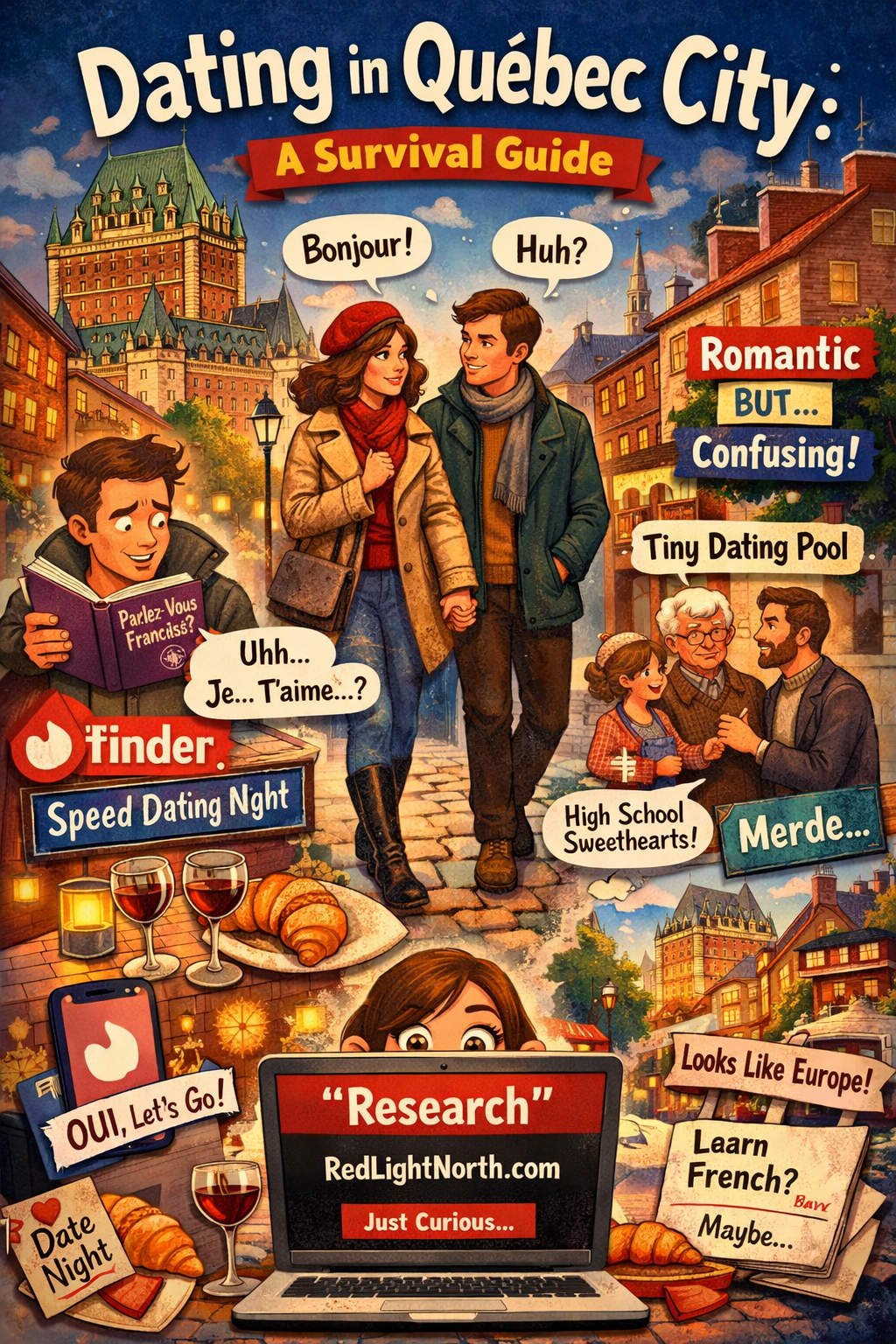 Dating in Québec City: A Survival Guide (With Romance, Confusion, and Mild Panic)