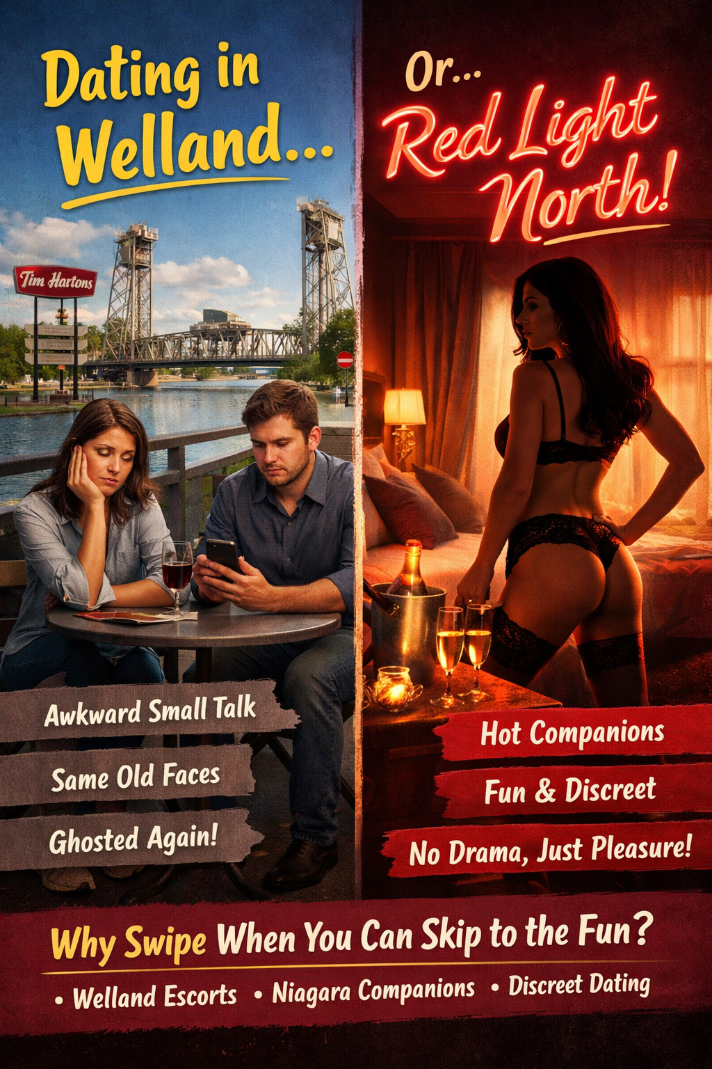 Dating in Welland: Romance, Rejection, and Red Light North